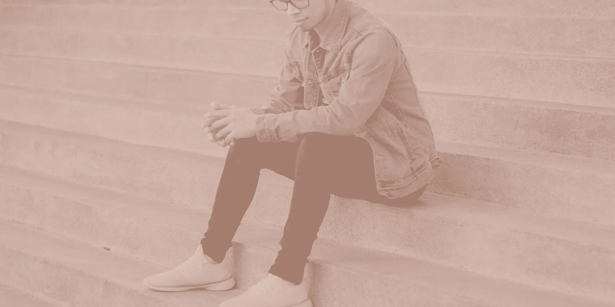 Person with knee pain